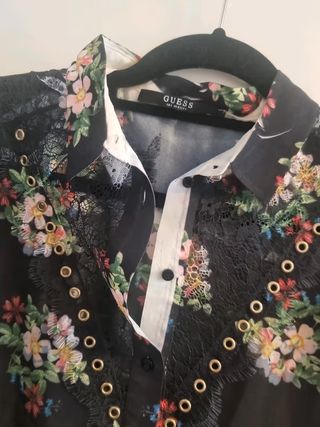 Camisa fluida estampada