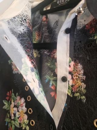Camisa fluida estampada