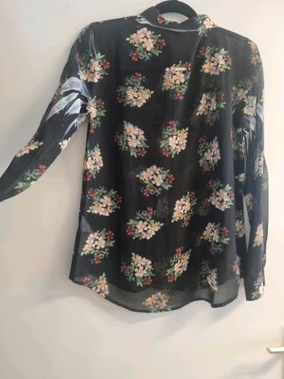 Camisa fluida estampada