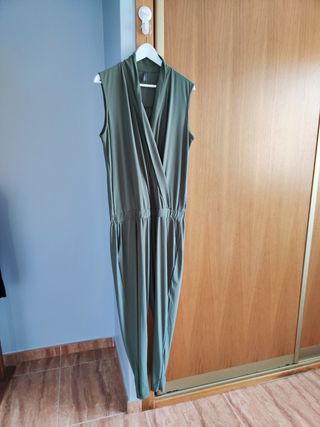 Mono verde cruzado - Talla L