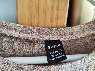 Vestido SHEIN beige - Talla XL