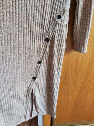 Vestido SHEIN beige - Talla XL
