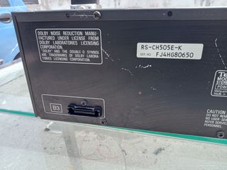 Technics Rs-ch505 Lettore di cassette doppio ponte