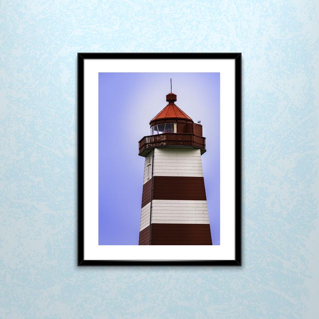 Poster quadro fotografico faro Norvegia