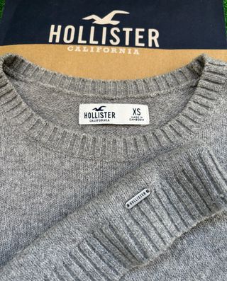 Suéter Hollister Gris XS