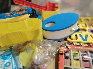 set giochi bambini e attrezzatura da mare