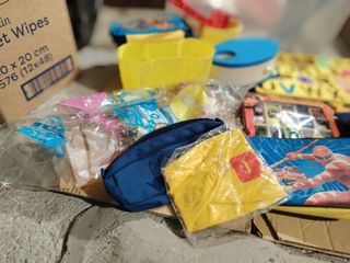 set giochi bambini e attrezzatura da mare