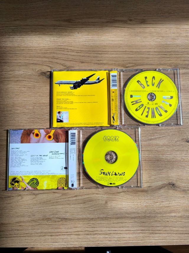 Lote 2 CD singles de Beck
