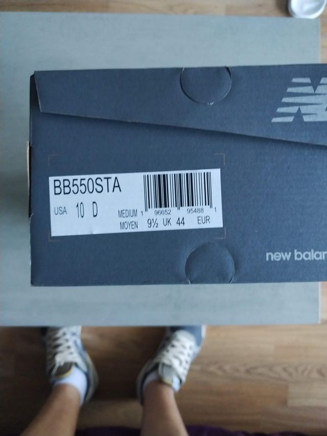 Zapatillas New Balance 550 Talla 44 Nuevas!!