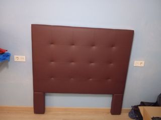 Cabezal cama 135cm marrón