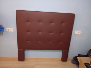 Cabezal cama 135cm marrón
