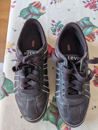 Zapatos Levis marrones. Talla 42