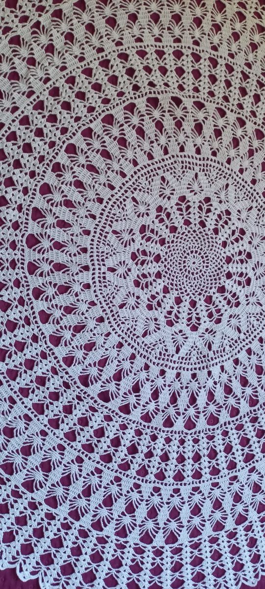 Tappeto lavorato a mano all'uncinetto 73 cm