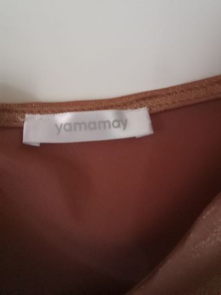 Abito sottoveste effetto bronzo