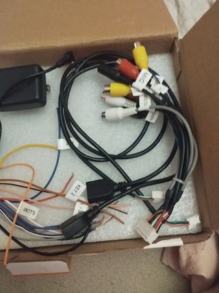 Radio pantalla táctil coche .
