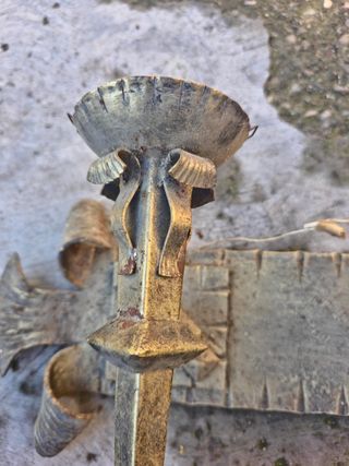 Aplique pared clásico metal dorado