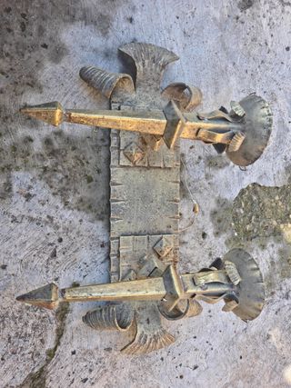 Aplique pared clásico metal dorado