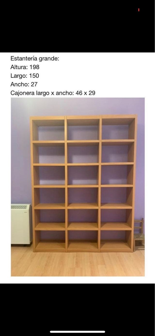 Estanteria grande nueva de madera