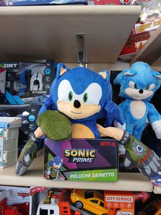 Sonic Prime peluche zainetto Netflix