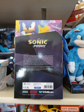 Sonic Prime peluche zainetto Netflix