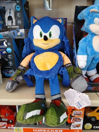 Sonic Prime peluche zainetto Netflix