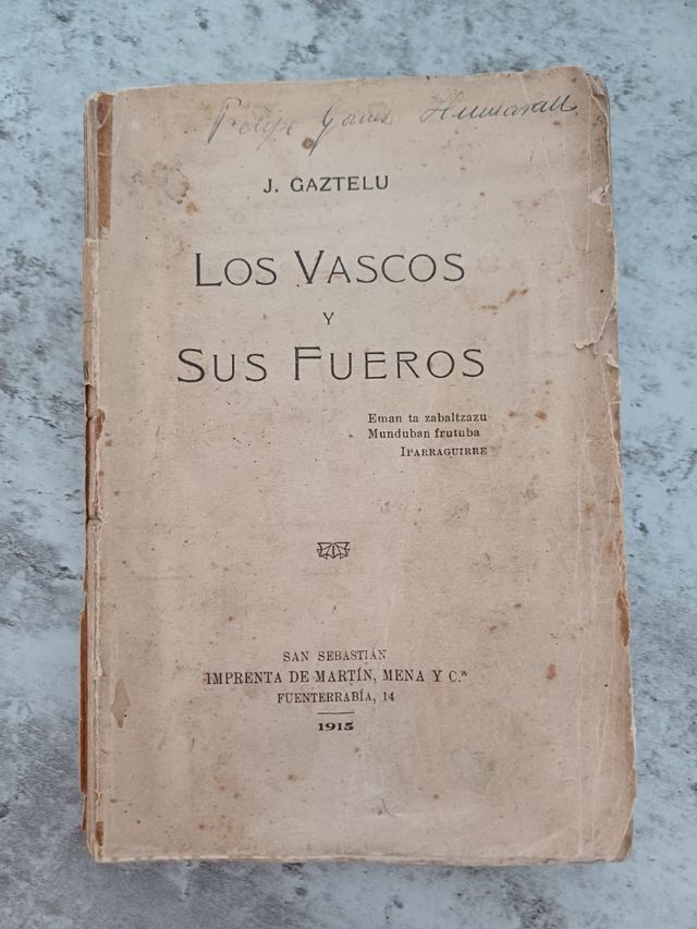 Los Vascos y sus Fueros