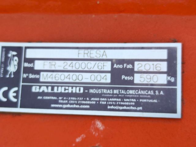 Rotavator Galucho 2,5m