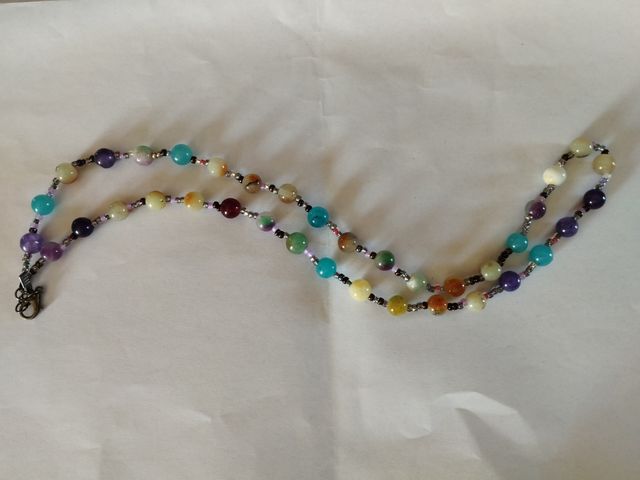 Collana Perle Naturali Multicolor