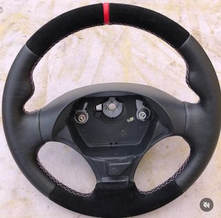 tapiceria volante deportivo piel/ante