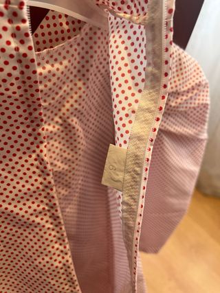 Vestido niña chulapa - Rojo y blanco - 6-9 años