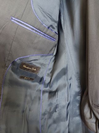 Traje Massimo Dutti Azul Marino