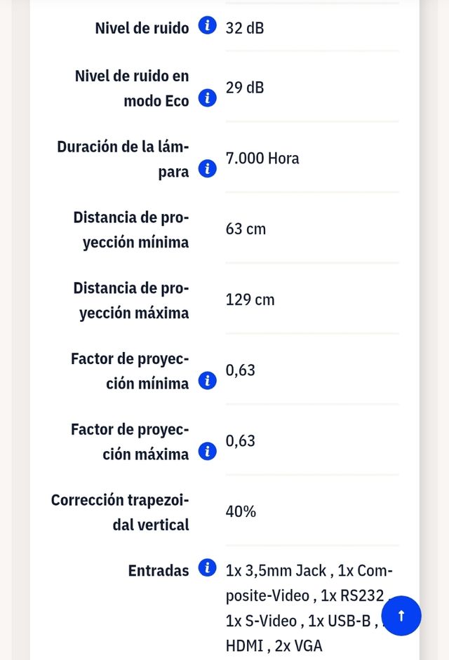 Proyector Vivitek DX283-ST blanco
