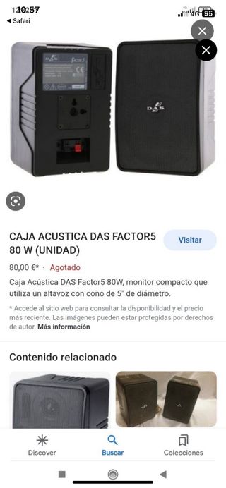 ALTAVOZ DAS FACTOR 5