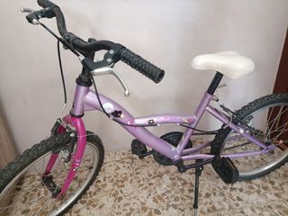Bicicleta niña 20" morada