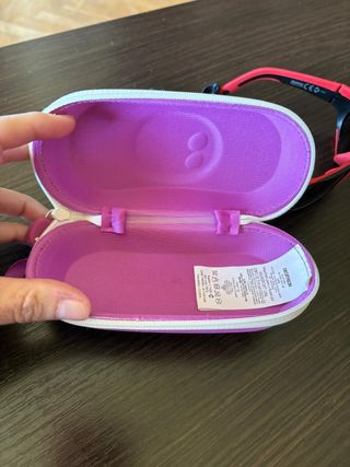 Gafas de sol de montaña niño con funda y sujeción