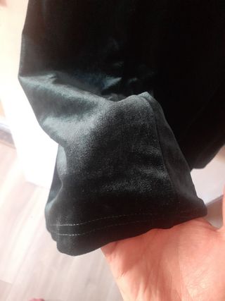 Vestido fiesta terciopelo verde