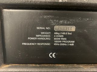 ALTAVOZ TURBOSOUND TQ425 PROFESIONAL