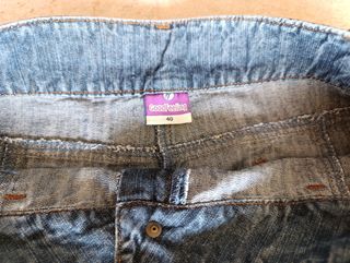 Pantalón vaquero pirata para mujer