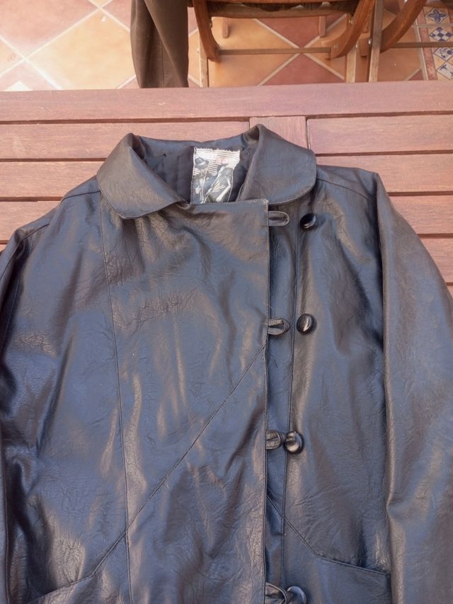 Chaqueta de imitación piel mujer