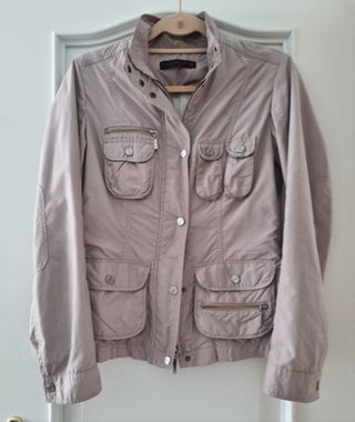 Parka beige Zara - Talla M