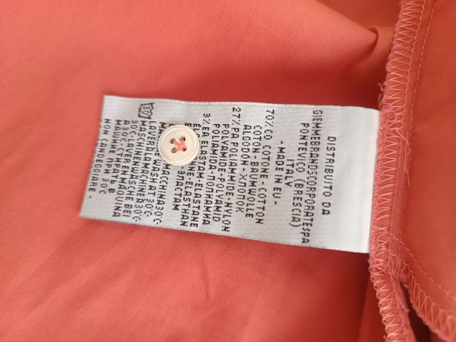 Vestido camisero  Caliban Coral - Talla 42