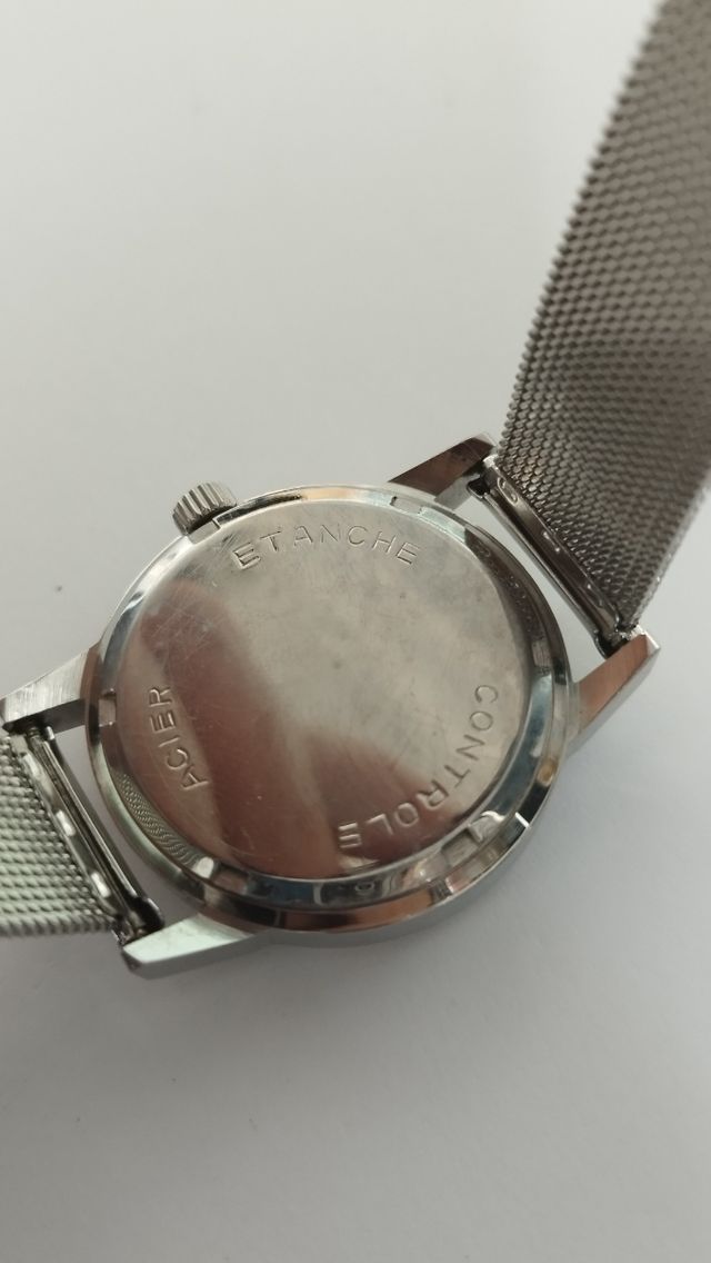 Vintage reloj Cernos de cuerda funcionando 34.50mm