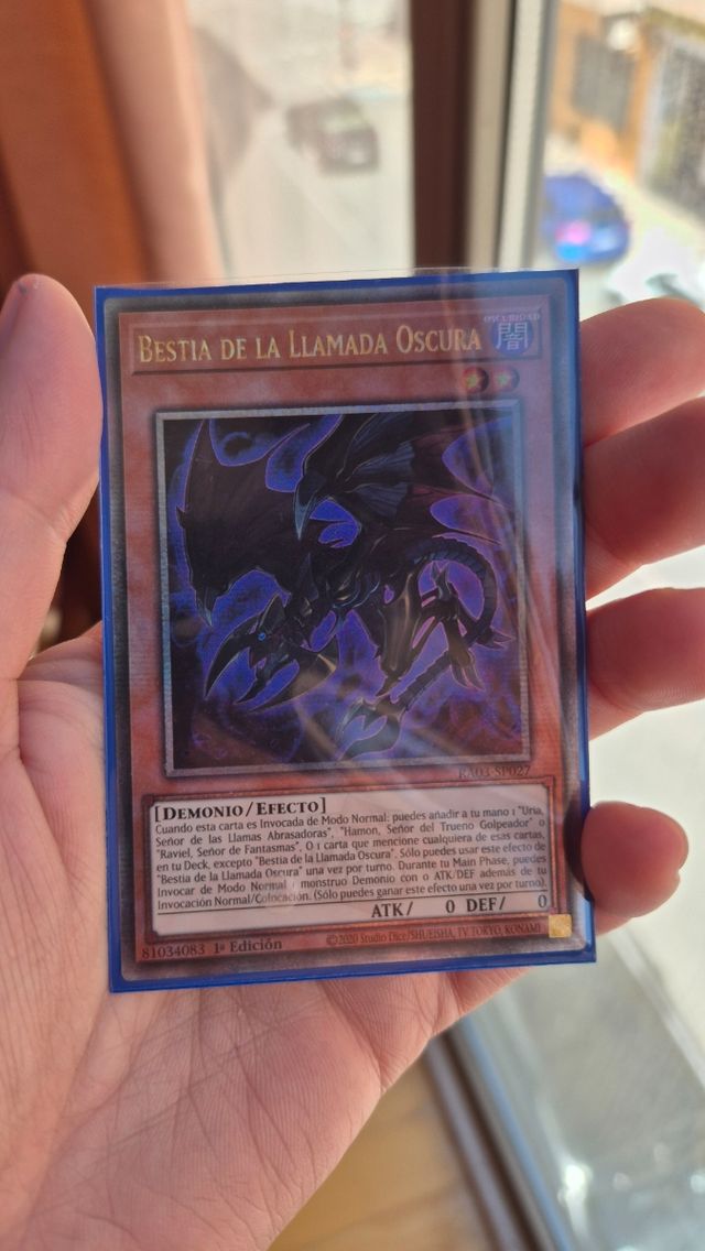 Yugioh: Bestia de la llamada oscura