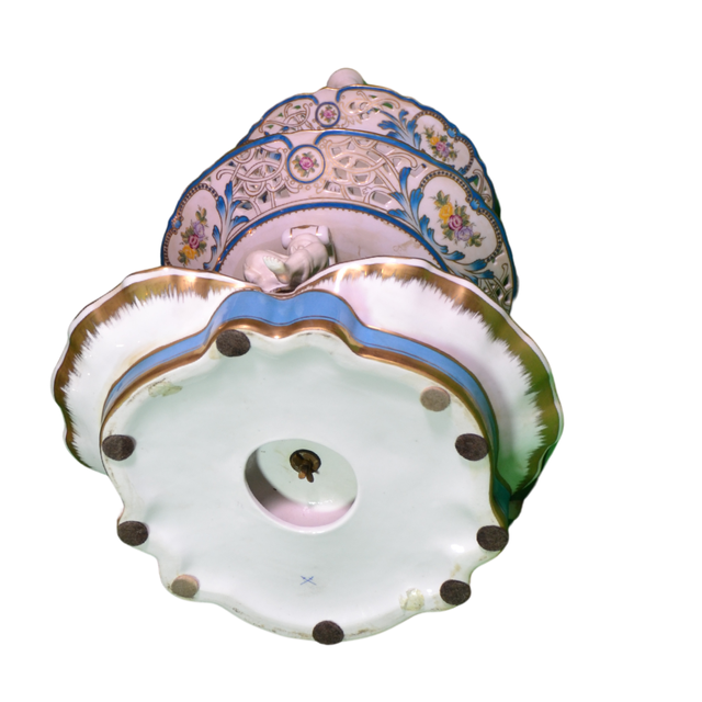 Centro Mesa Francés 3 Niveles Querubines