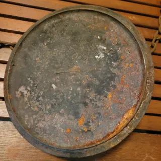 Olla para colgar chimenea