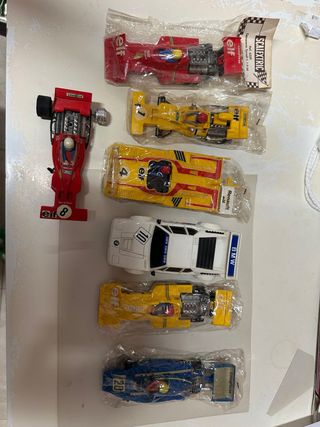 Lote 6 coches Scalextric vintage