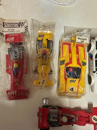 Lote 6 coches Scalextric vintage