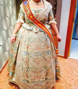 traje de fallera talla grande