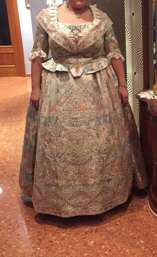 traje de fallera talla grande