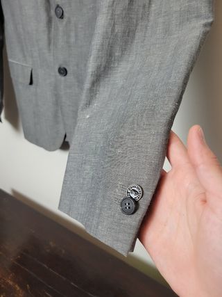 Americana gris para hombre